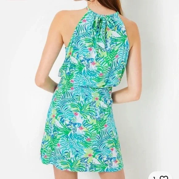 Lilly pulitzer Shirelle skirted romp via pargi NWT size Medium - Picture 2 of 6